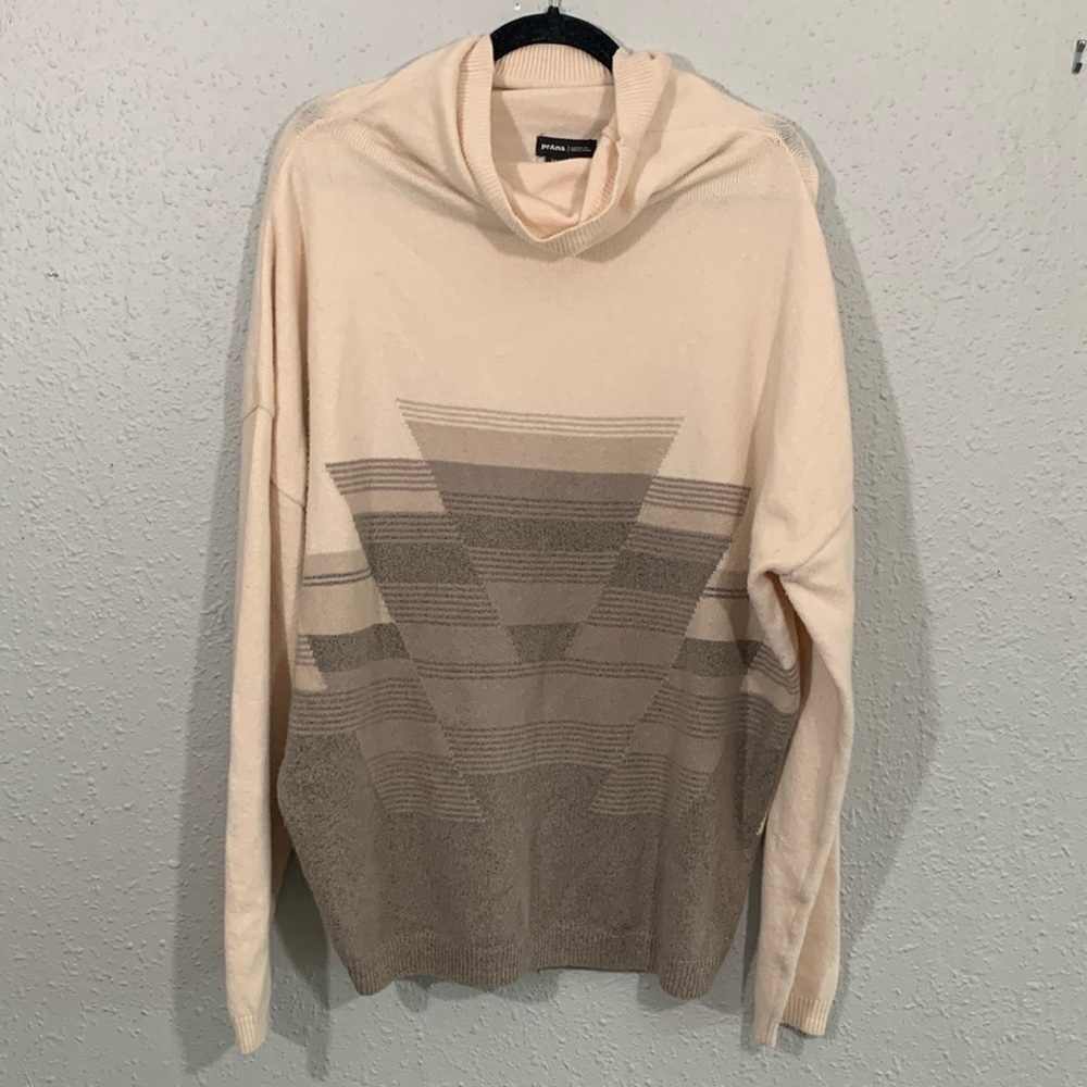 prAna Frosted‎ Pine Organic Cotton Sweater size XL